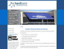 Tablet Screenshot of hardback.com.au